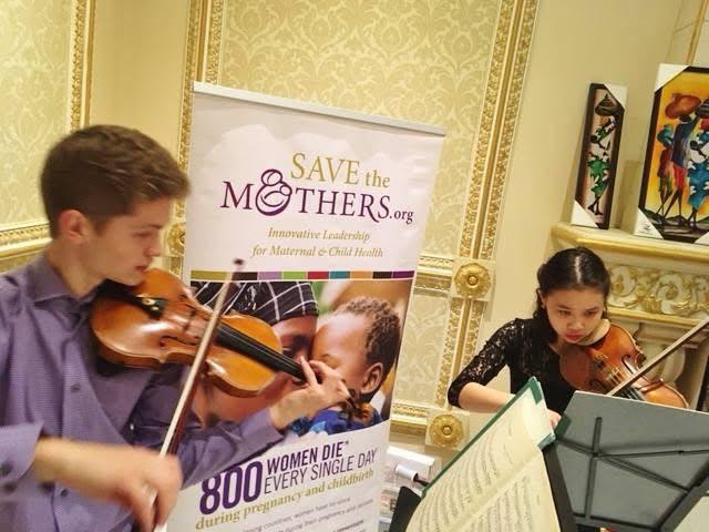 Matthew Eeuwes performing at a Save the Mothers charity event